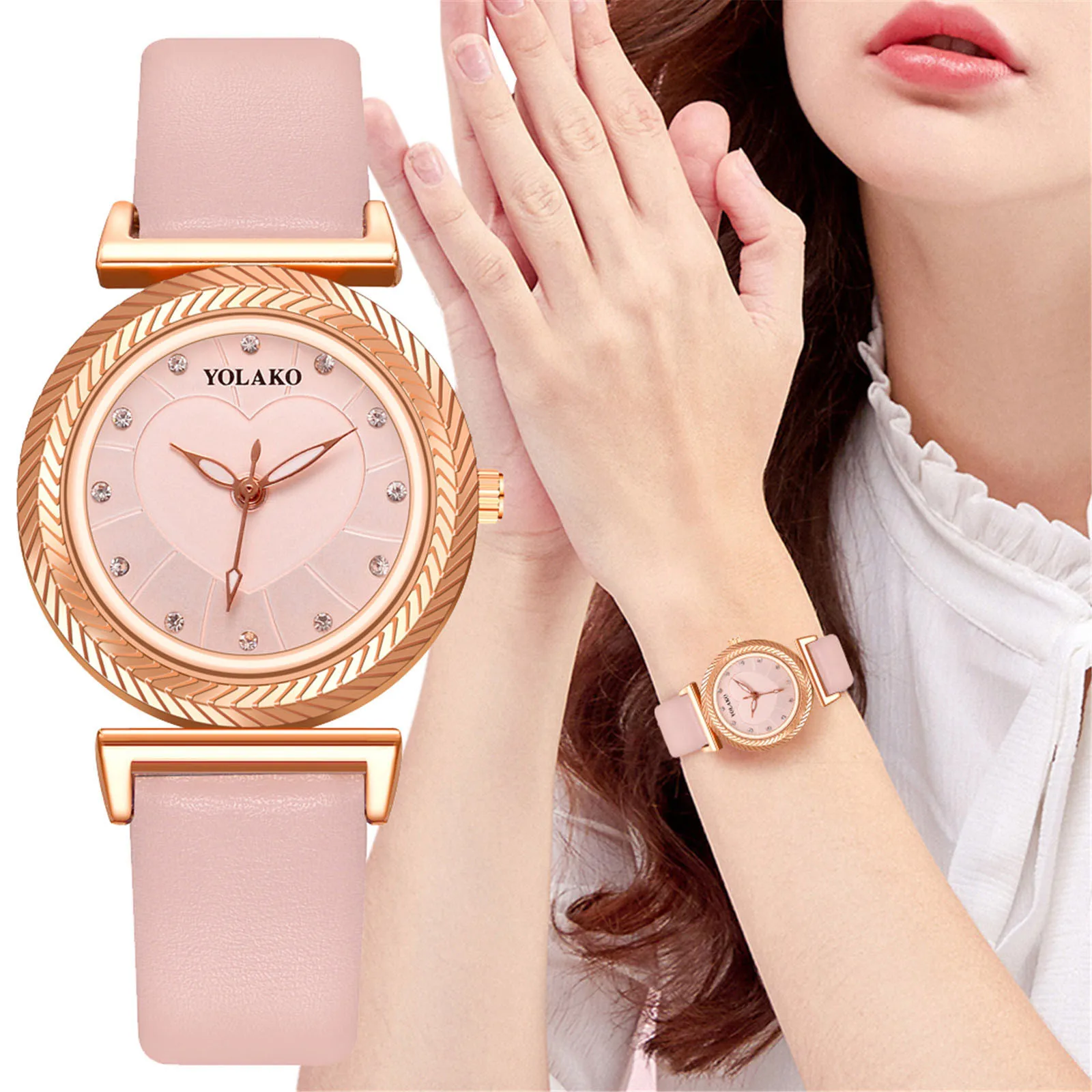 

Женские повседневные модные розовые кварцевые наручные часы Смарт-часы для Android 4g Sim-карты круглые часы для женщин стильные роскошные часы