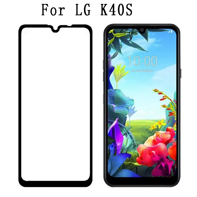 

10Pcs Tempered Glass For LG K50S K40S Q70 Airsto 4 Full Glue Screen Protector Film For LG G8X ThinQ Full Cover Protective Glass
