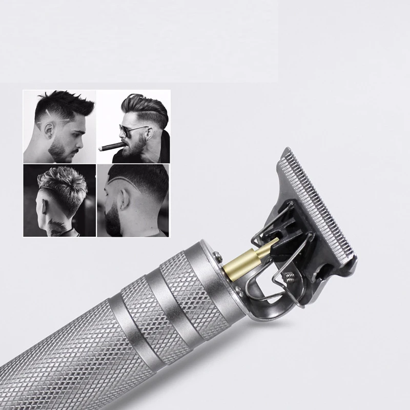 

Pro T-Outliner Skeleton Cordless Oil Head Trimmer Hair Clipper Machine Speed Motor