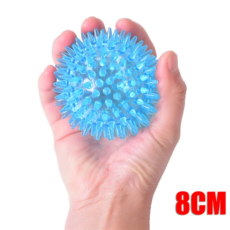 7 см TPR рукоятки сенсорные шарики Мышцы Массажер массажный шар для йоги