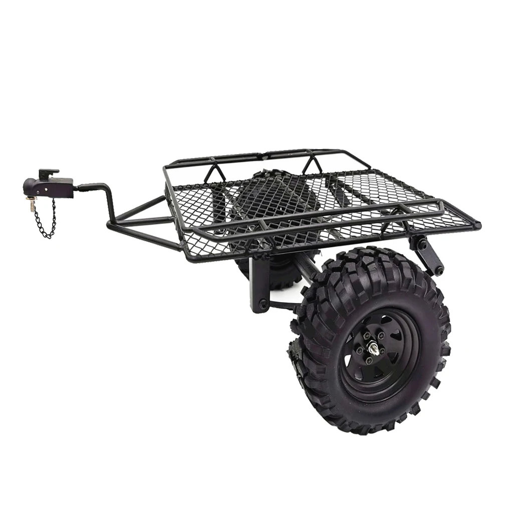 

1/10 Scale RC Car Trailer Parts for RC Crawler Axial SCX10 D90 TRX4,