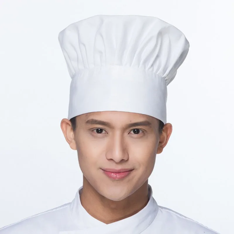 Регулируемая шляпа шеф повара для приготовления пищи эластичная полосатая