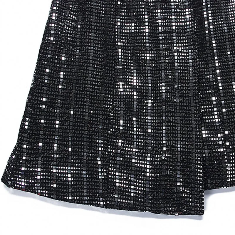 Spring New Women Bling Sequined Party Long Blazer Dress Elegant Slim Fit Lapel Collar OL Work Suit Female Jacket Coats | Женская одежда