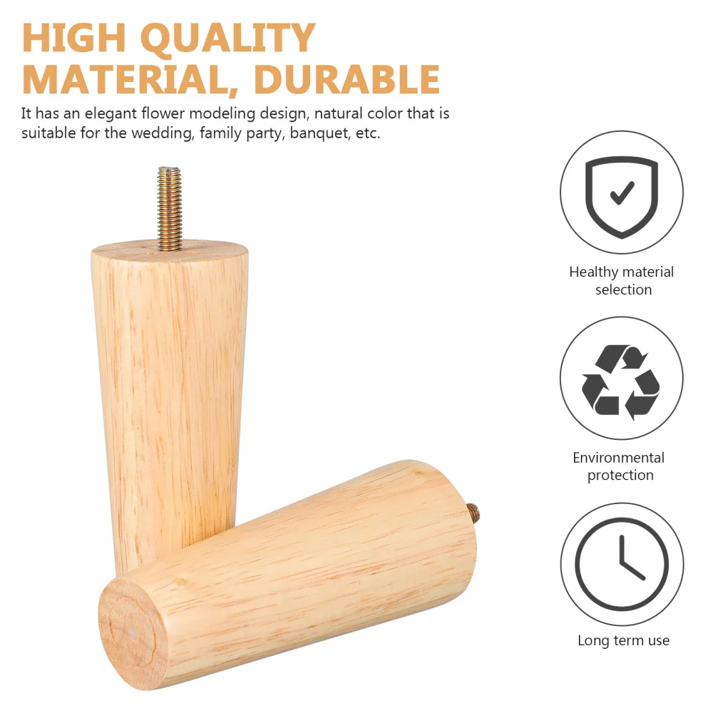 

4pcs Wood Furniture Legs Nordic Style Furniture Legs Furniture Parts