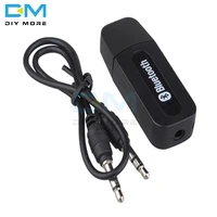 bluetooth aux wireless portable mini black bluetooth music audio receiver adapter 3 5mm stereo audio for home car mobile phone