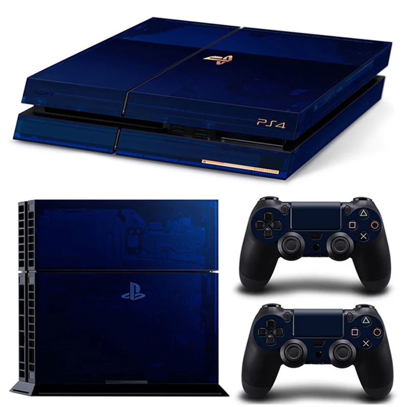 

Стильная наклейка для консоли Playstation 4 и 2 контроллера, стиль 1