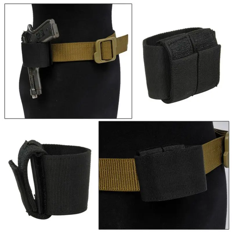 

Universal Tactical Airsoft Gun Holster Durable Hunting MOLLE Pistol Bag Hook & Loop for Glock 17 18 19 1911 e.t.c. gun case
