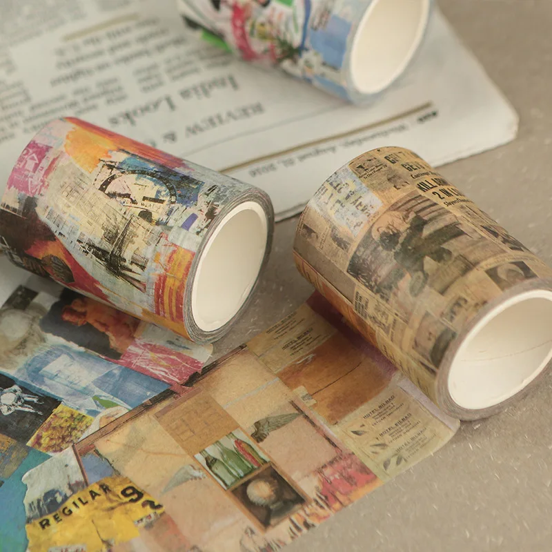 Бумага для граффити лента Washi старинный плакат Баскетбол неоновый картина в