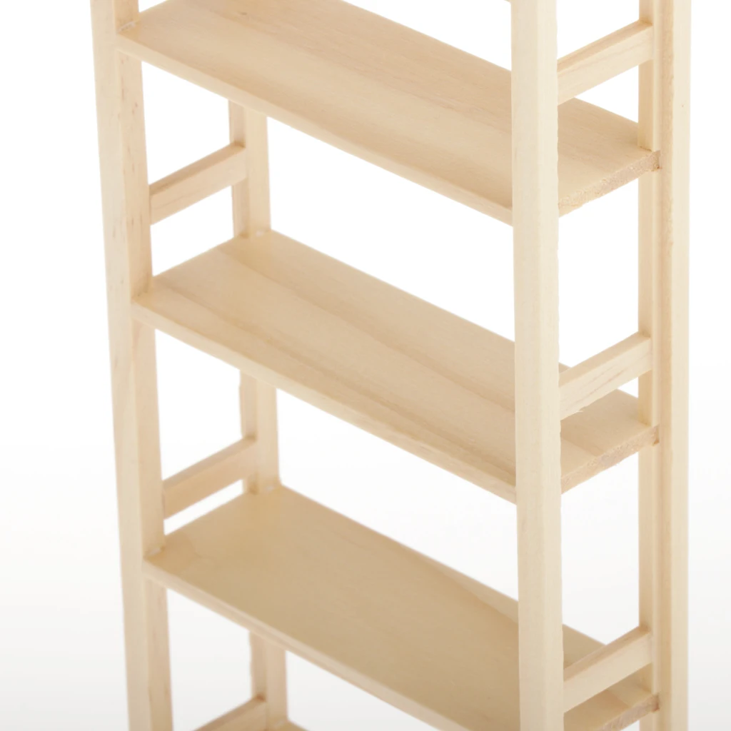 

Wooden 5 Layers Rack Stand Shelf 1/12 Doll House Miniature Garden Decoration