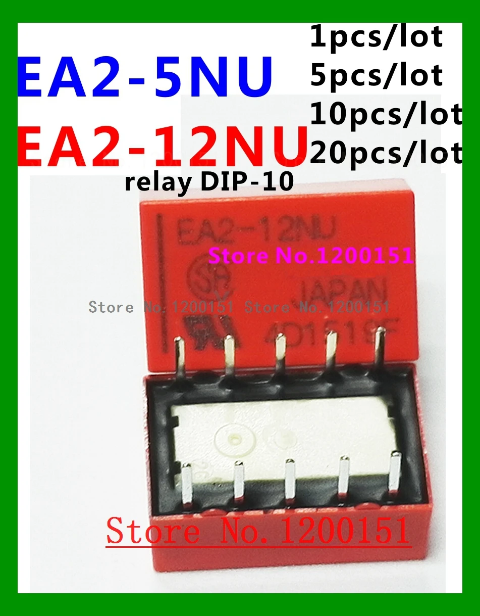 EA2-5NU EA2-5 EA2-12NU вместо EA2-12 ATQ209 TQ2-5V реле DIP-10 | Электронные компоненты и