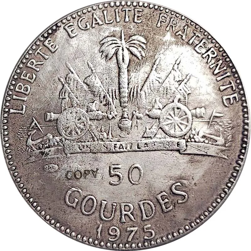Haiti 1975 монет копия медные коллекционные монеты | Дом и сад