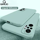 Чехол из жидкого силикона с квадратной рамой для SamSung Galaxy A21S A51 A52 A32 A71 A72 Note 20 Ultra S21 Plus S20 FE, оригинальный мягкий чехол