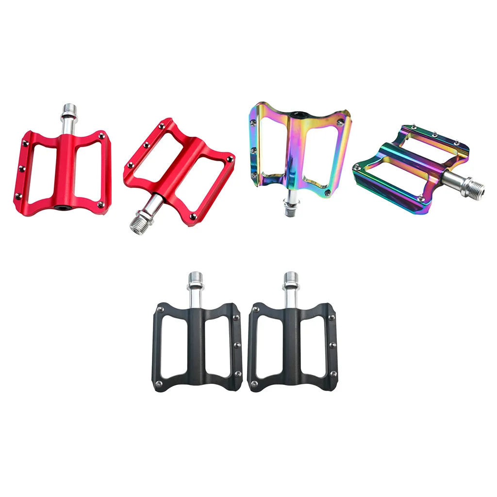 

Mountain Bike Pedal, 1 Pair bmx Road Bike Pedal Universal 9/16 inch Lightweight