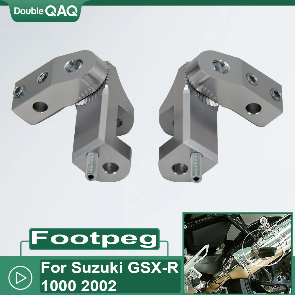 

NEW Motorcycle For Suzuki GSX-R 1000 2002 Foot Peg Passenger Footpeg Lowering Kit