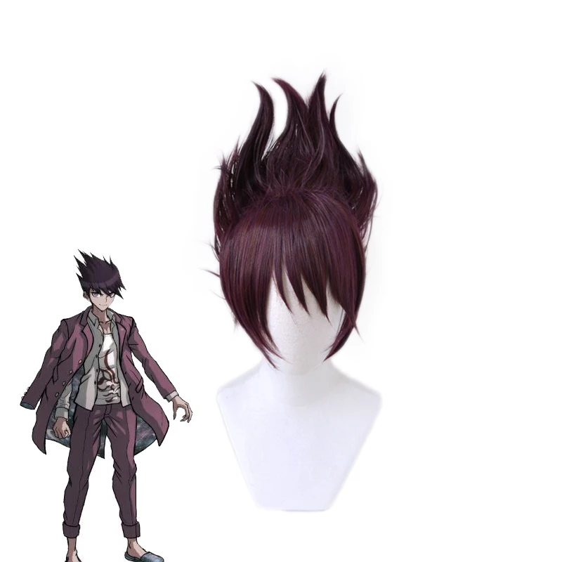 Парик для косплея Danganronpa V3: Killing Harmony Momota Kaito короткие искусственные волосы
