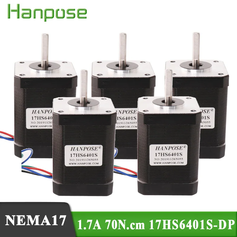 Новый продукт Акция 1.7A двухфазный гибридный 42 step двигатель nema17 17HS6401S-DP для 3D
