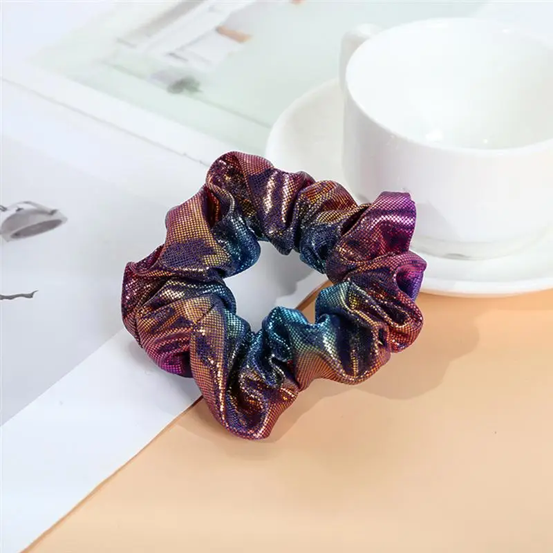 

12Pcs Sequin Hair Rings Women Headdress Fashion Headwear Hair Band Elastic Hair Ties for Women Girls