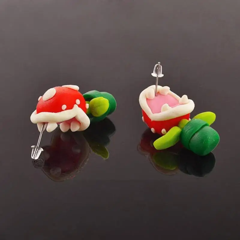 1 пара Уникальный Симпатичные ручной работы из полимерной глины Super Mario тело завод