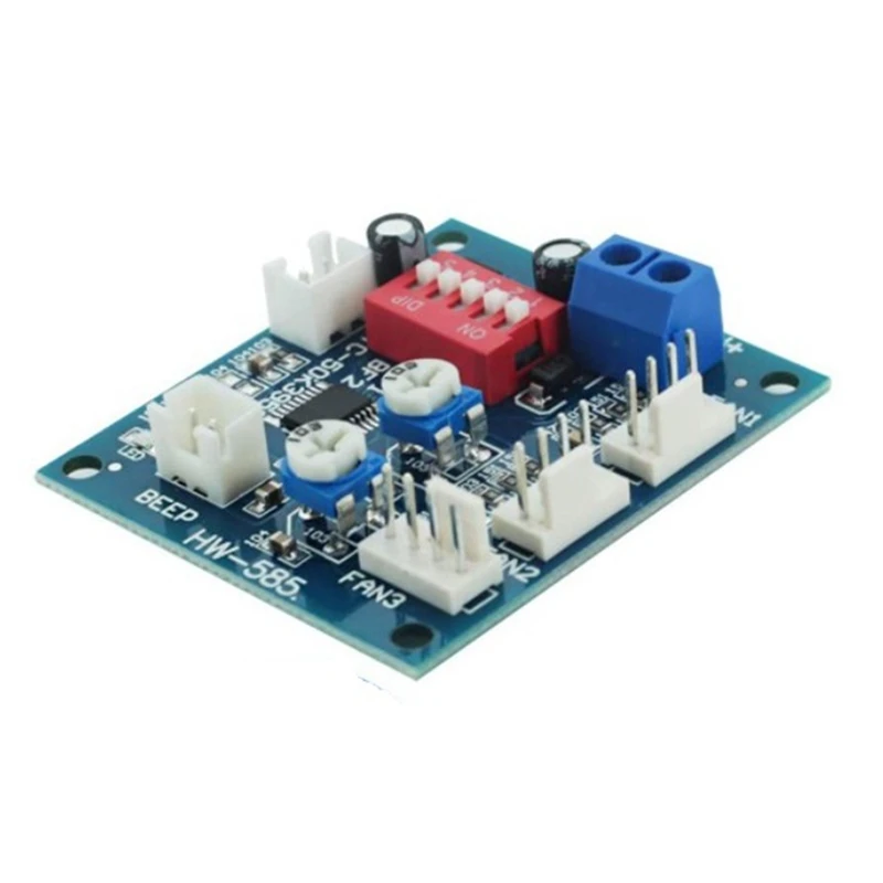 DC 12V Напряжение регулятор PWM ПК Процессор вентилятор Контроль температуры