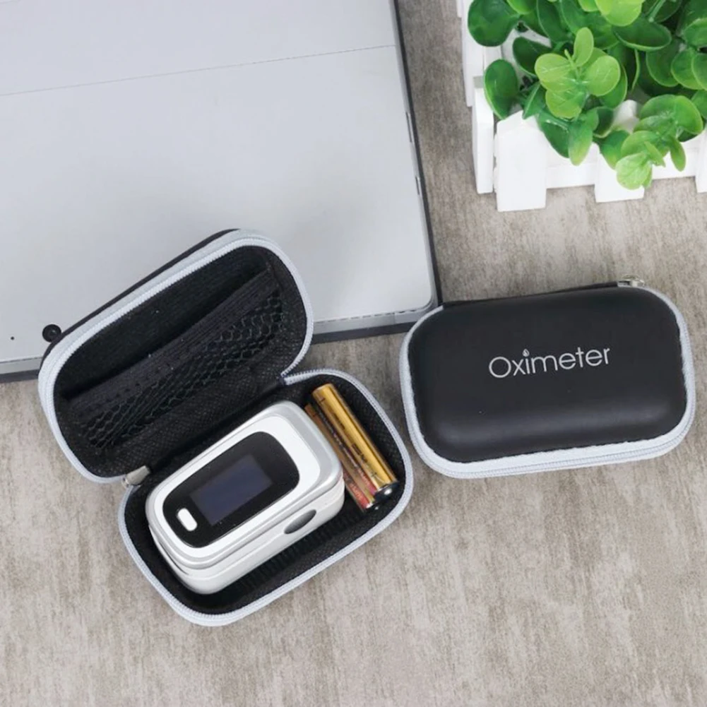 Oximeter Storage Bag Finger Pulse Reasonable Layout Powerful Space Protective Case Hard Zipper Holder | Дом и сад