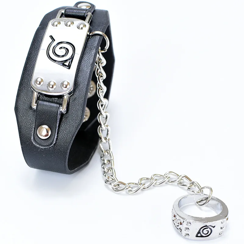 

Naruto Kakashi Bracelet Ring Cosplay Costumes Accessories toys Props Itachi akatsuki madara Anime headband Bracelet Props