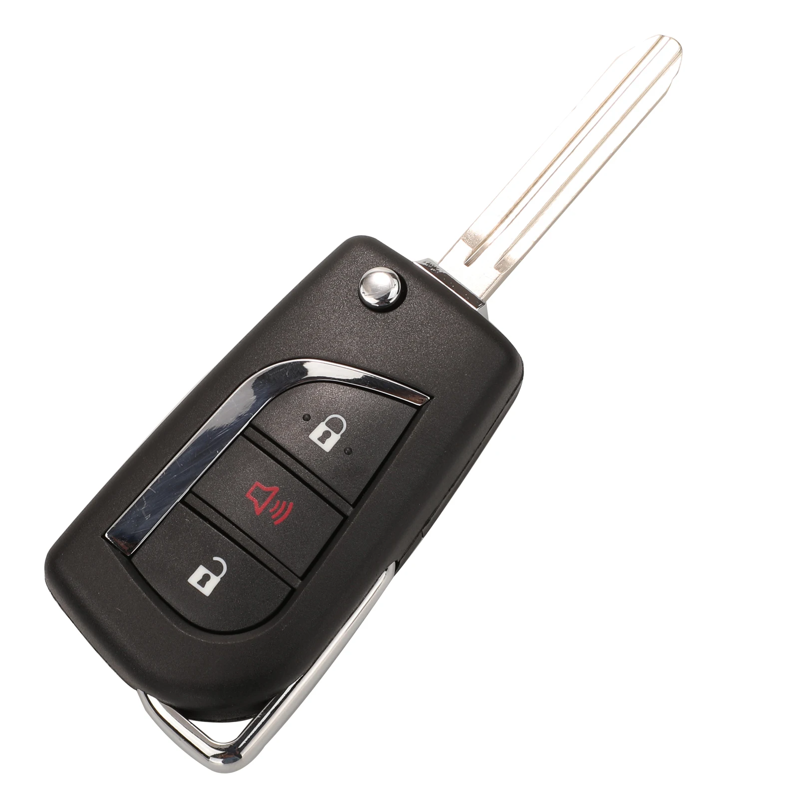 Ключи 10 шт./лот TOY43 Blade для Toyota RAV4 Before 2013 FOB 3 кнопки дистанционный складной