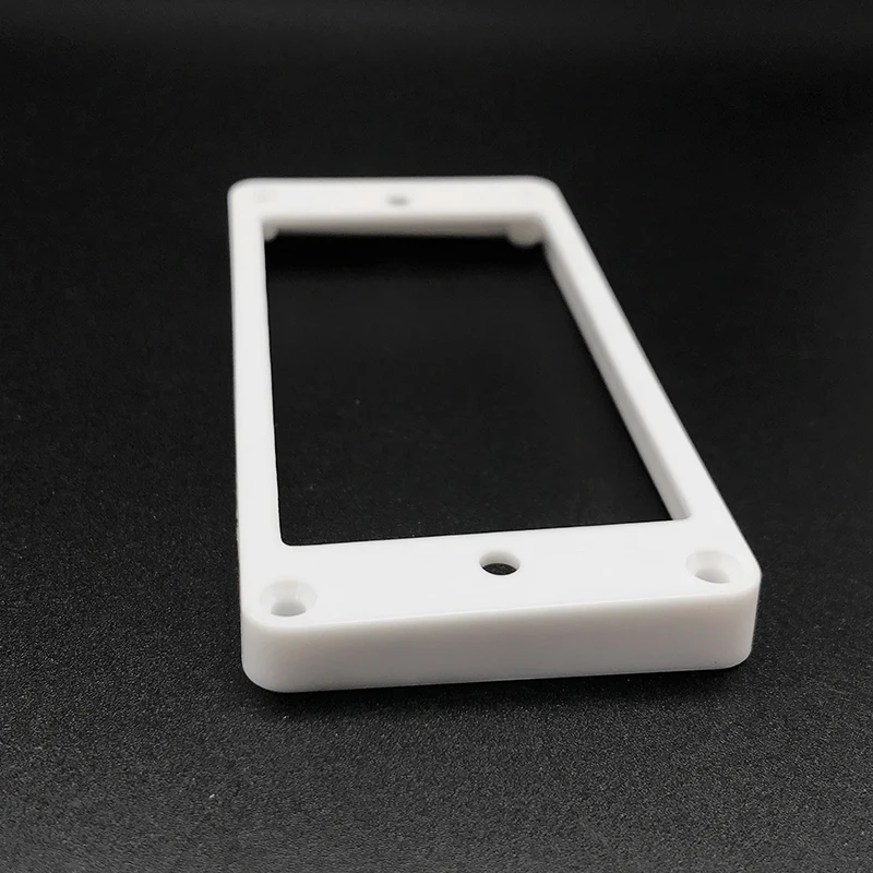 2 шт. с наклоном заколкой для Пластик хамбакер рама монтажным кольцом аксессуар 7*9