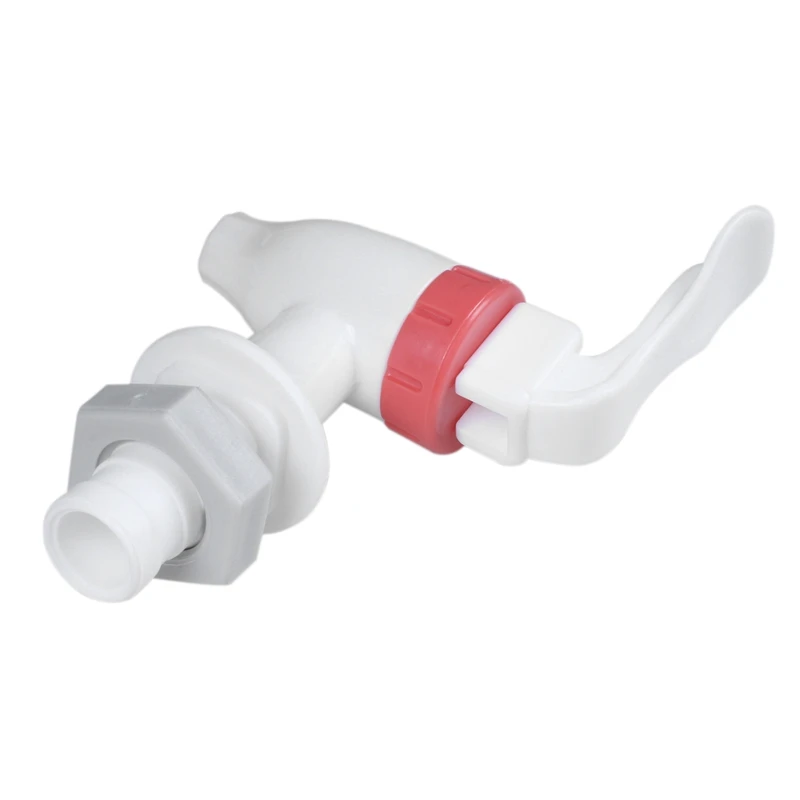 White Red Push Type Plastic Replacement Water Dispenser Tap Faucet | Обустройство дома