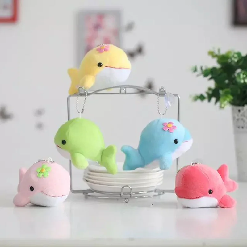 Маленькие дельфины подвесные плюшевые игрушки милые кукольные аксессуары
