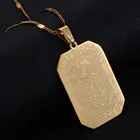 Подвеска Saint Подвеска из нержавеющей стали с Майклом Персонализированная Гравировка Ювелирные изделия St. Michael The Archangel