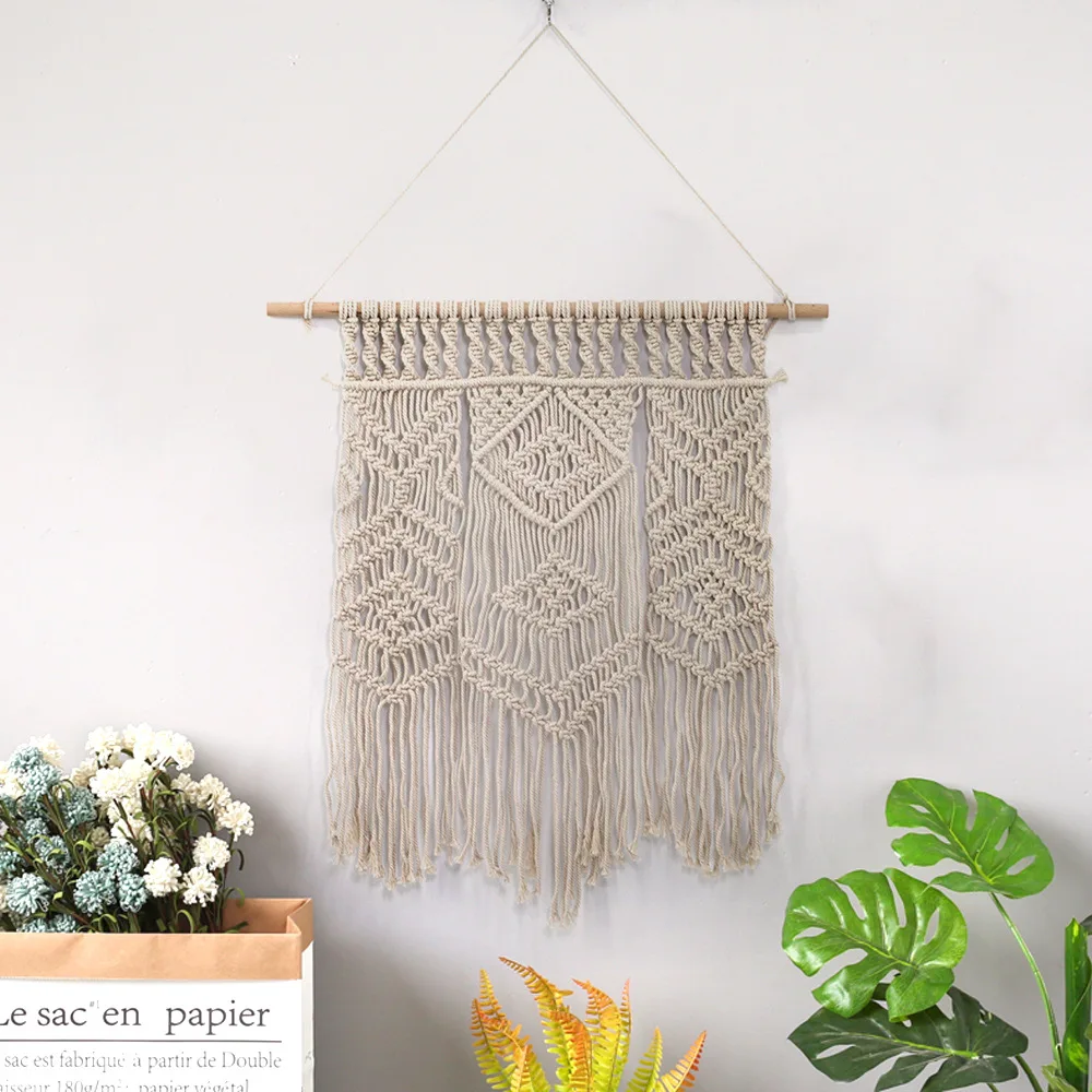 

Bohemian woven tapestry wedding location decoration background European style home accessories decoration