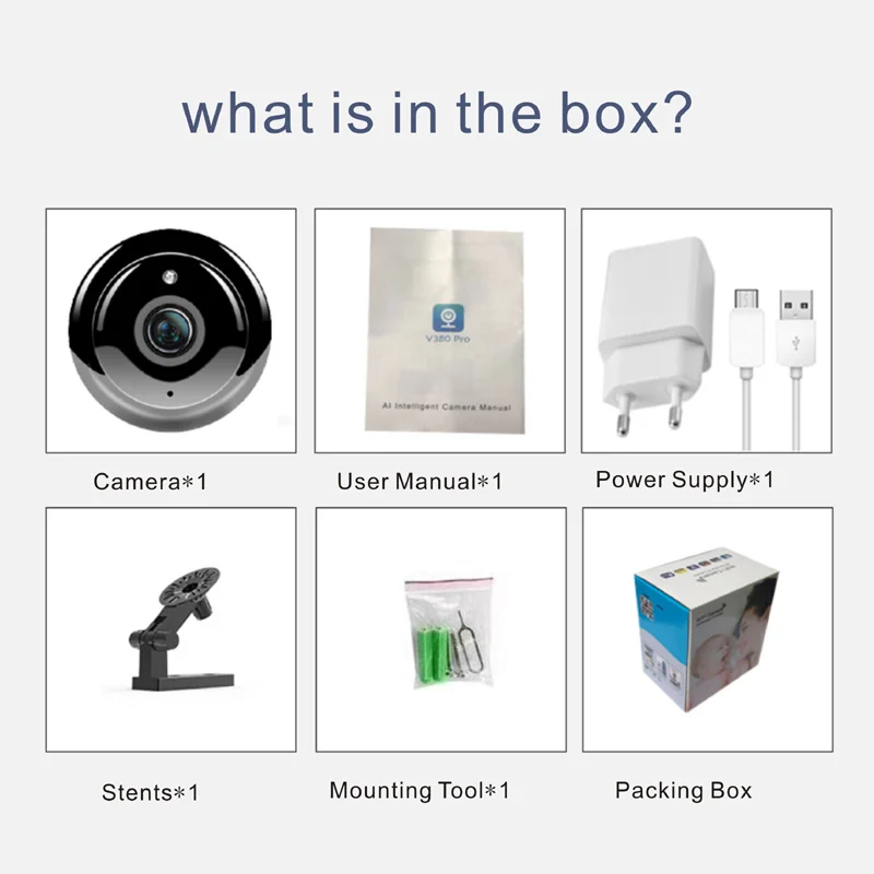 

Mini IP Camera Wifi 2.0MP HD CCTV IR Night Vision Motion Detection small wireless Micro Camera Baby Monitor P2P Home Security