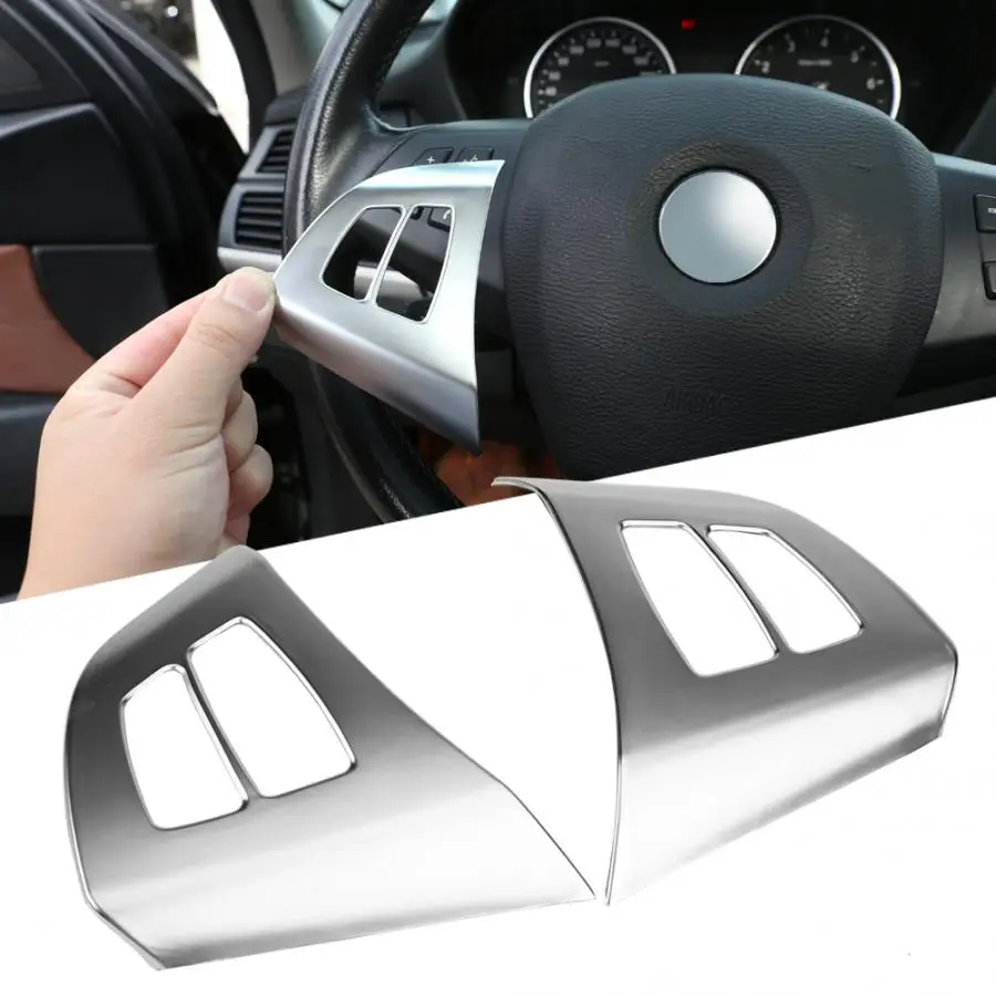 Для BMW X5 E70 2008 2009 2010 - 2013 автомобильный карбоновый стиль интерьер Рулевое колесо