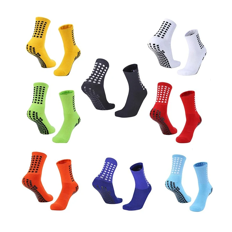 

New Men's Sports Socks Thick Towel Bottom Men's Mid-tube Dispensing Non-slip Football Socks Basketball Socks Sports Stockings
