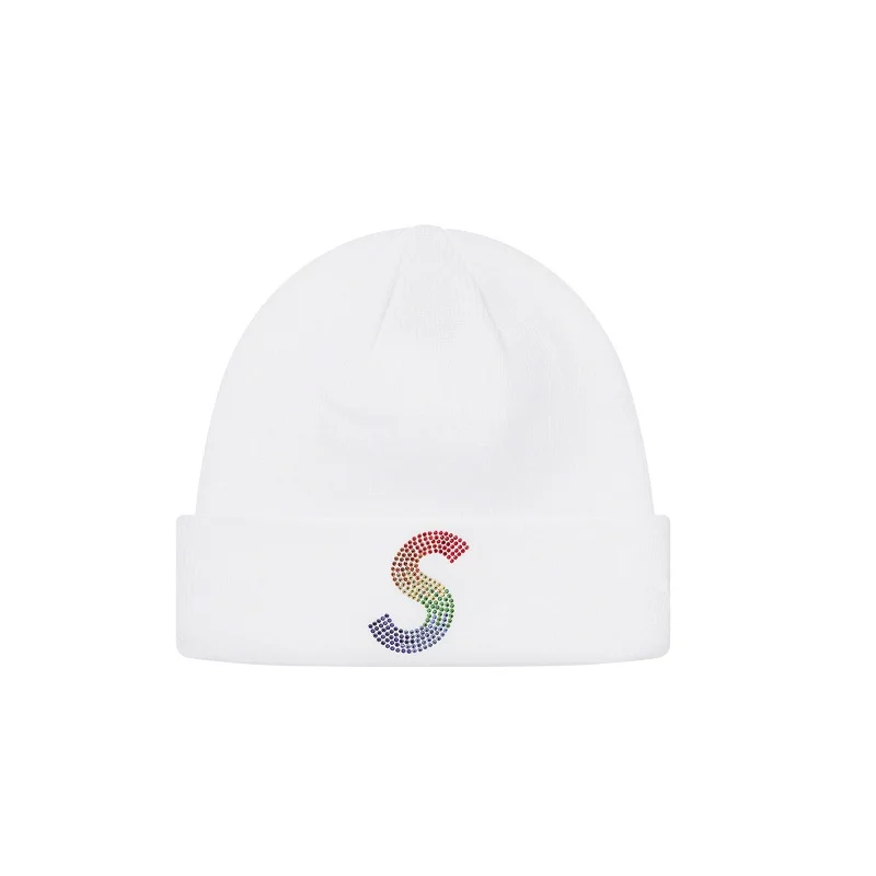 

Winter Hats Rainbow Stripe Unisex New Beanies Knitted Solid Cute Hat Lady Autumn Female Beanie Caps Warmer Bonnet Men Casual Cap