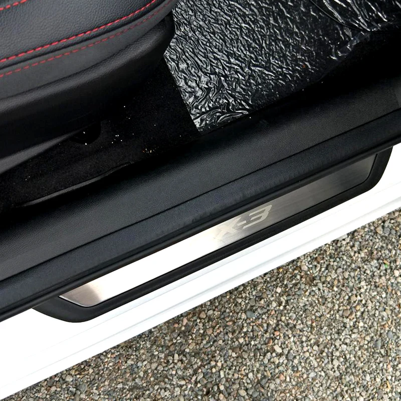 

For Mazda cx3 cx-3 2016-2022 Door Sill Scuff Plate Welcome Pedal Stainless Steel Car Styling Accessories