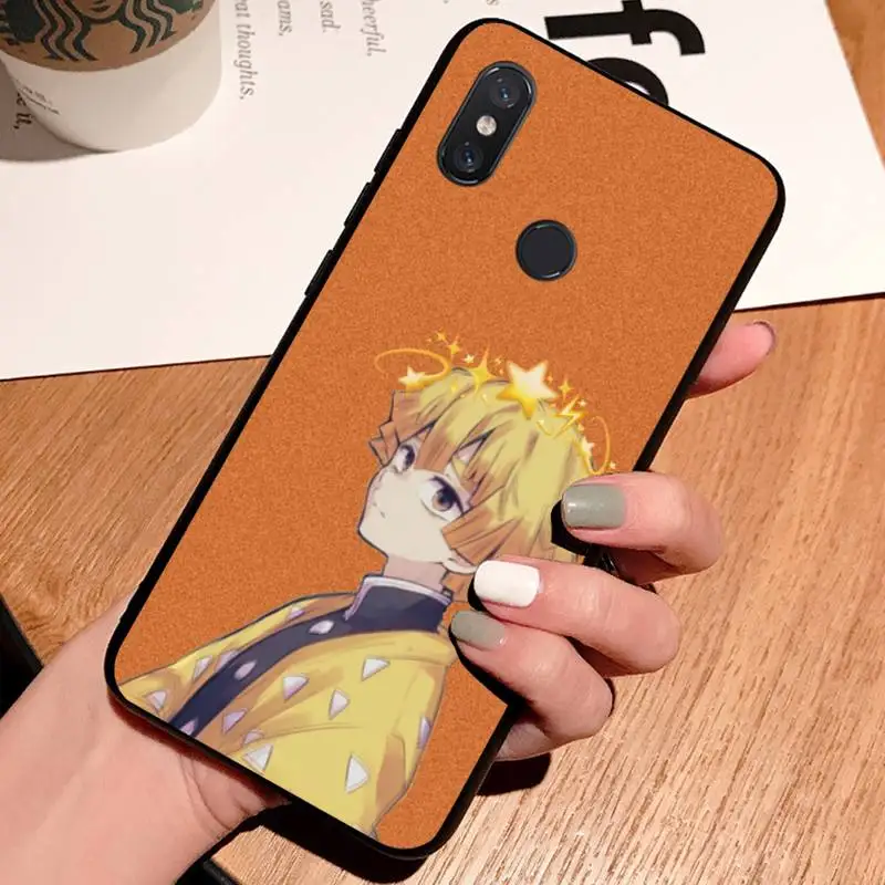 

Demon Slayer Kimetsu No Yaiba anime Phone Case For Xiaomi Redmi note 7 8 9 t max3 s 10 pro lite cover funda coque shell