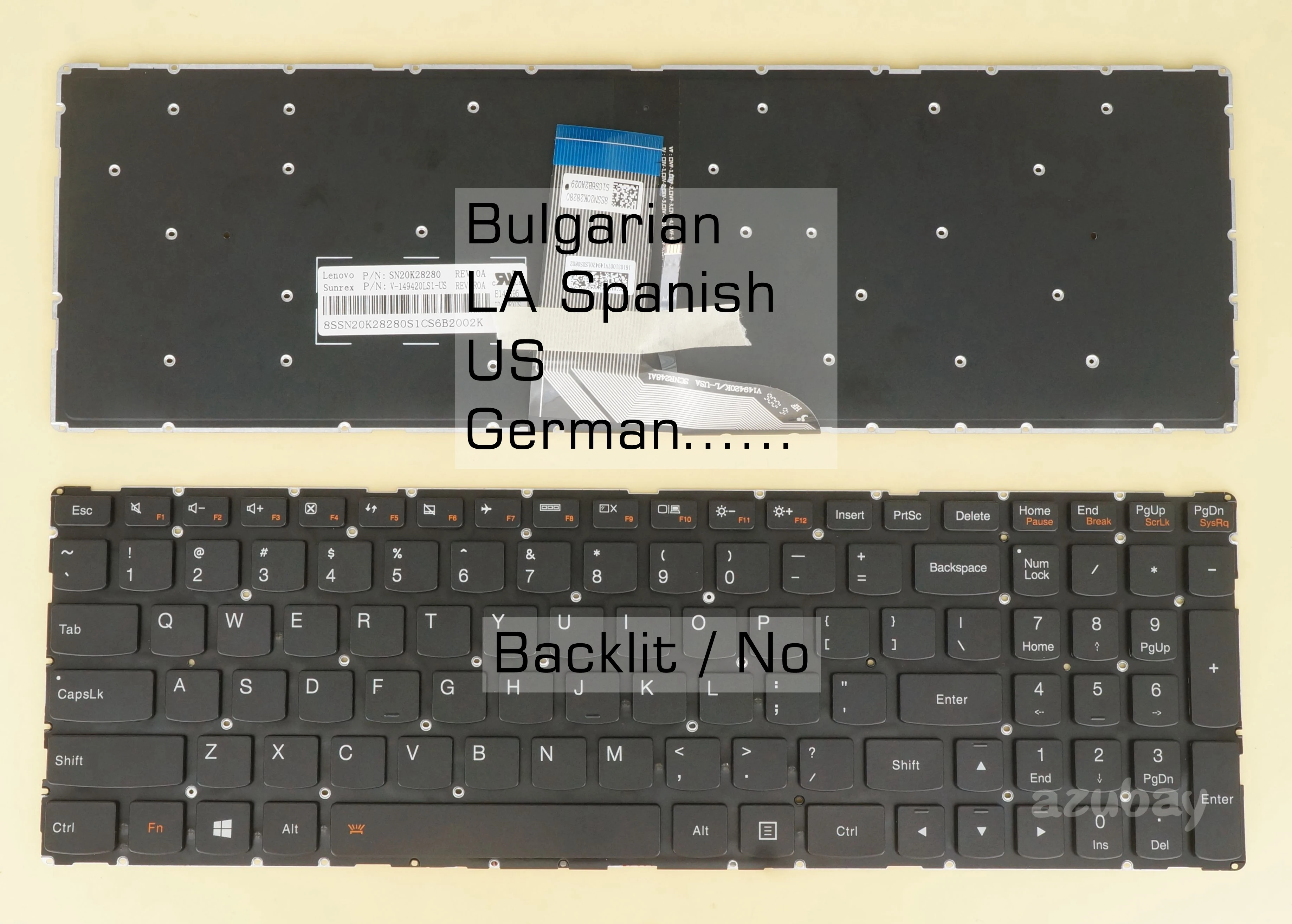 

Американская немецкая испанская Болгарская клавиатура LA для Lenovo Ideapad 700-15ISK 700-17ISK SN20K28286 SN20K28210 SN20K28280 SN20K28261 Новинка