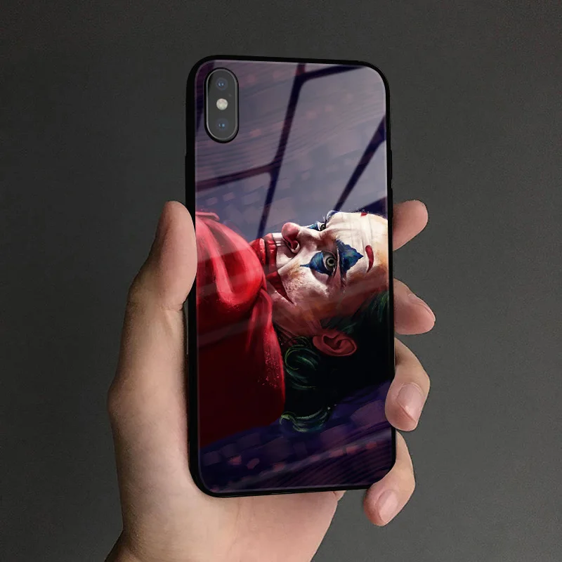 Пленка Joker Joaquin Phoenix мягкий силиконовый стеклянный чехол для телефона apple iPhone 6 6s 7 8 Plus X XR XS 11 PRO MAX - Цвет: iD 79