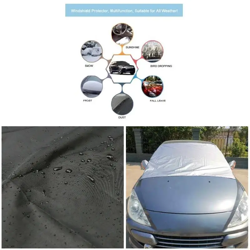 

Car Windshield Snow Cover Sunshade Protector Visor Block Shields Cover ASD88