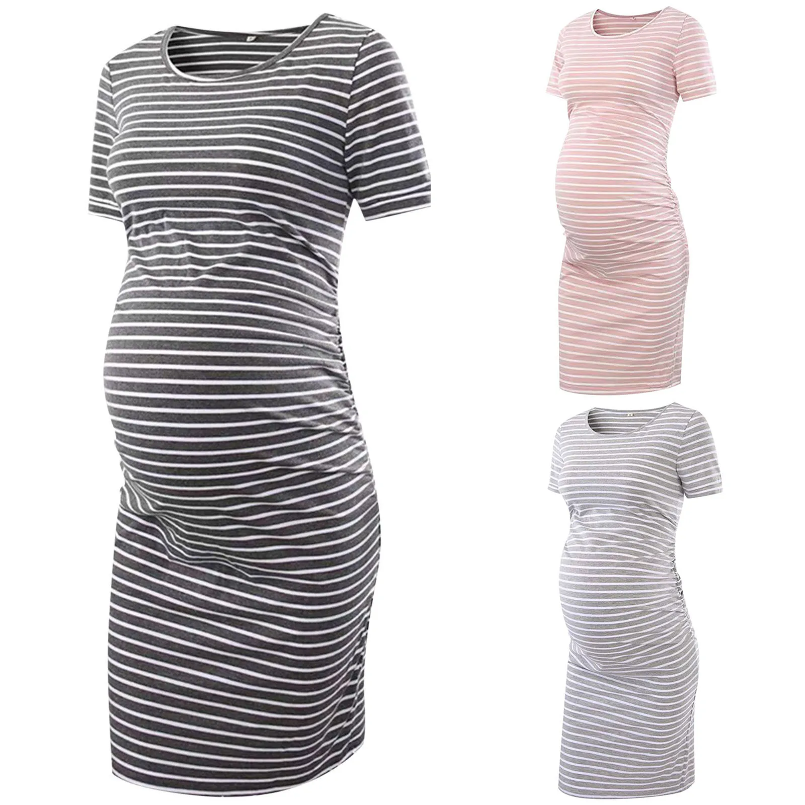 

Women's Maternity Dresses Insulated Bib Overalls Solid Color One-Piece Suspenders Trousers Dress For Pregnant Women для беѬеменн