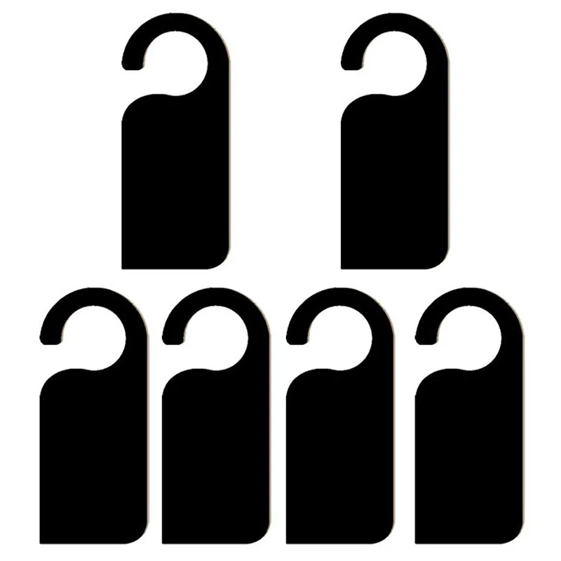 6 шт деревянная дверная табличка вешалка мини двухсторонняя Деревянная Доска