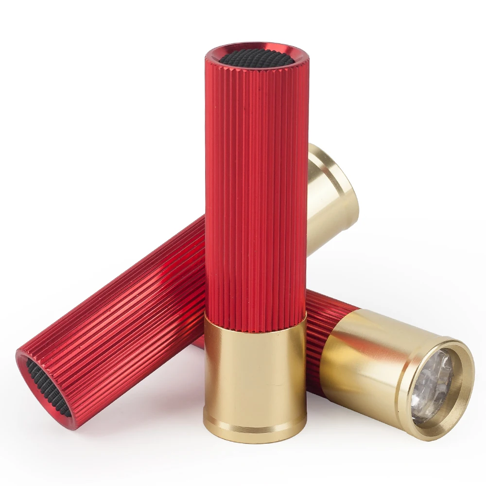 

3-Pack 12 Gauge Shotgun Shell 6 LED Flashlight