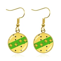 karairis 2020 fashion ladybugs cabochon glass pendant drop earrings handmade jewelry dome art glass jewelry finding