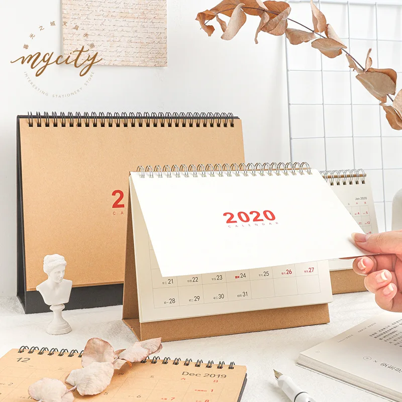 3 размера 2020 настольный календарь офисные принадлежности японский стиль