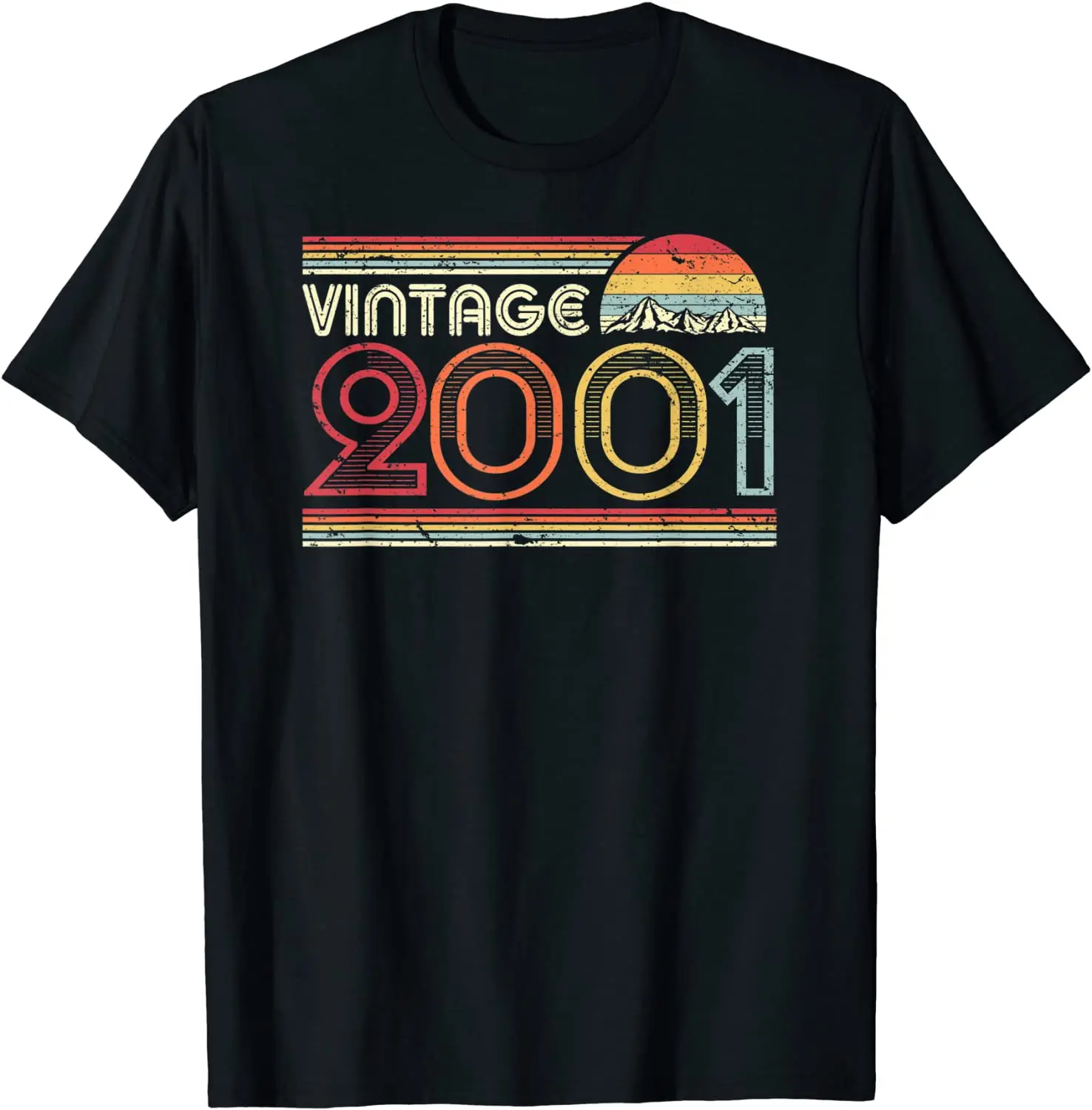 

2001 Vintage Shirt, Birthday Gift Tee. Retro Style T-Shirt Cotton O-Neck T-shirt