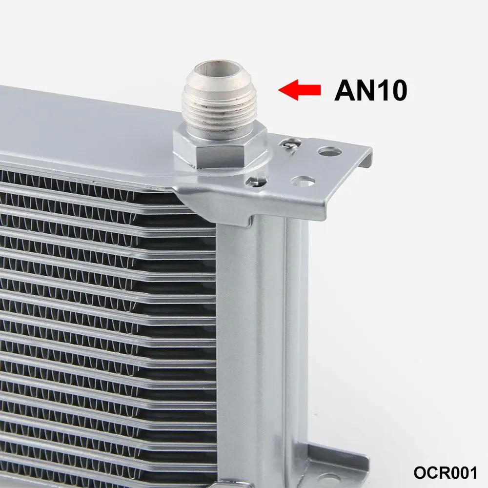 16 ряд AN 10AN Универсальный Алюминий радиатор трансмиссионного масла двигателя