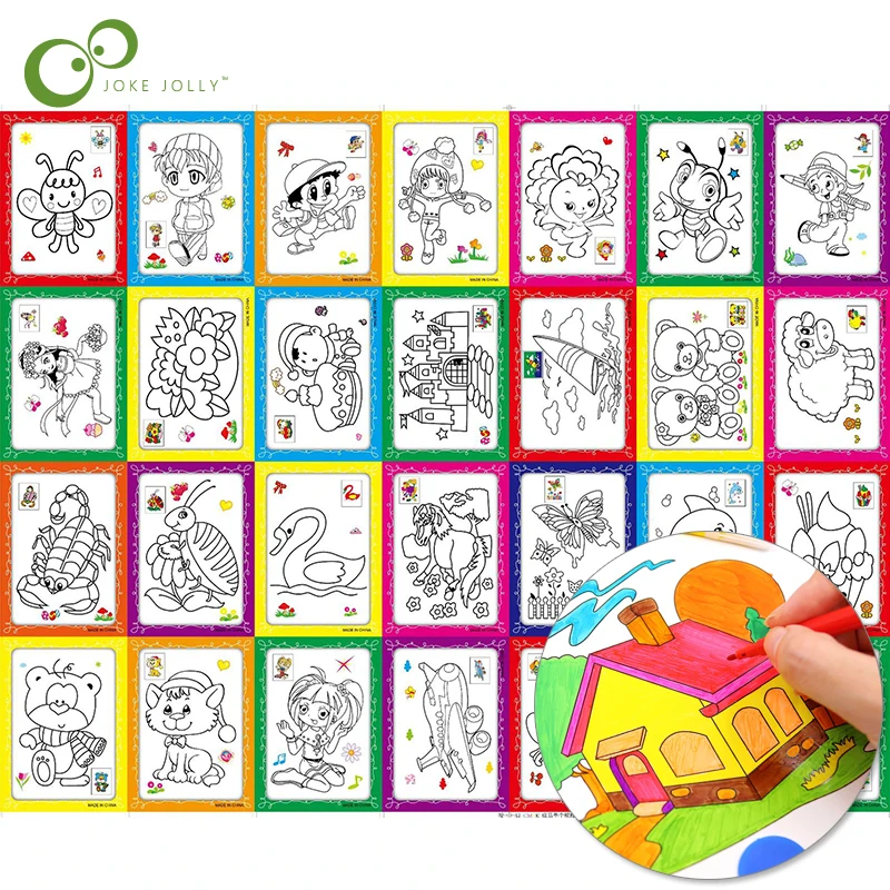 20 шт./лот DIY Искусство Акварельная живопись краска ручная роспись пазл для