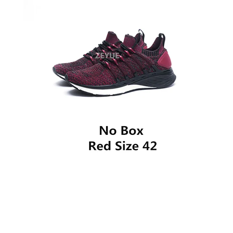 No Box Red 42 Xiaomi Mijia Shoes 3 мужские кроссовки для улицы Новинка Uni-Moulding PU устойчивая поддержка слой Толстая стелька-губка Удобная - Цвет: No Box Red 42