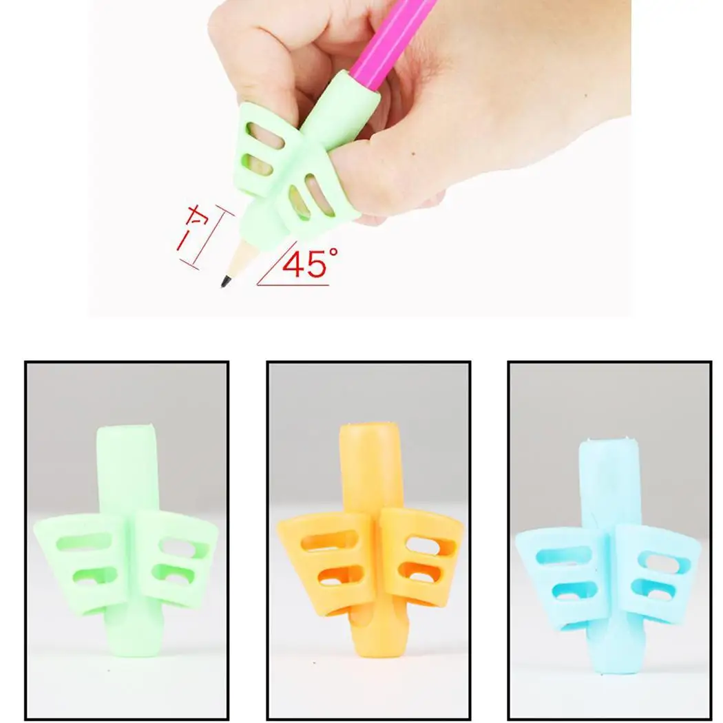 Детский держатель для карандашей и ручек с двумя пальцами ручка письма коррекция